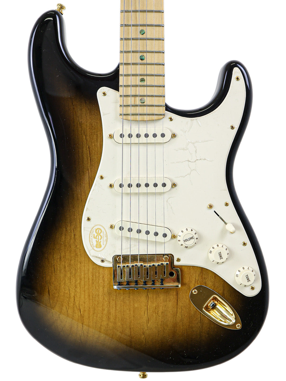 Fender stratocaster 50th anniversary american deluxe on sale limited edition 2004