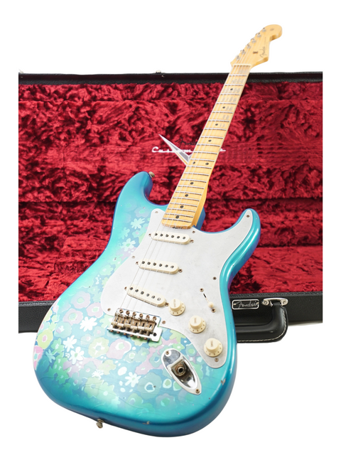 Fender Custom Shop Limited Edition El Diablo '56 Strat Relic Aged Blue Flower - USA 2021